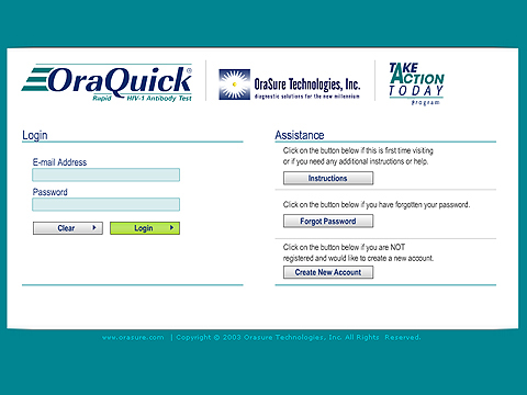 Orasure Oraquick Login